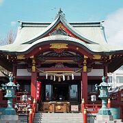 富士塚のある神社