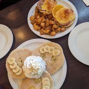 パンケーキは安定のおいしさ