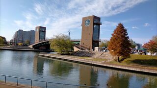 立山連峰がきれいに見える