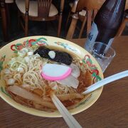 肘折温泉にあるラーメン屋で，今は餅はやっていません