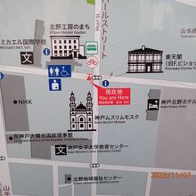 地図上の場所