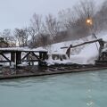 白濁の硫黄泉で雪見風呂、日本秘湯を守る会の会員宿です