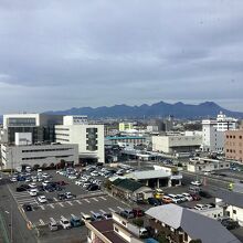 部屋からの西側の眺望です。