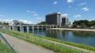 乙川に架かる昭和2年建造の橋