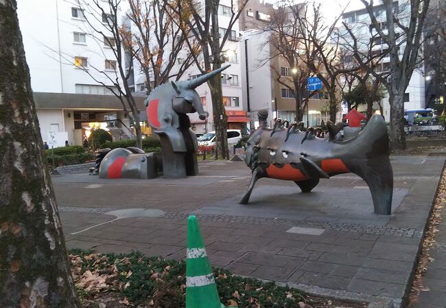 目立つオブジェ