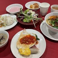 朝食バイキングはまあまあ美味しい