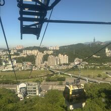 ロープウェイからの眺め