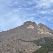 活火山です