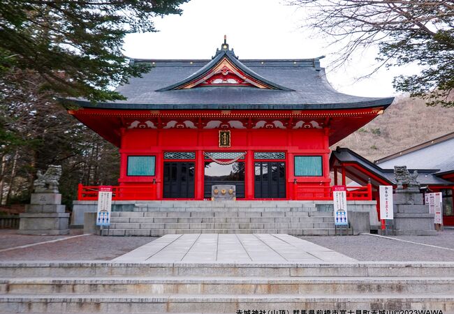 赤城神社(大沼湖畔)