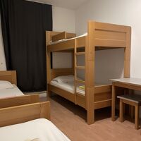 早いもの順で好きなベッドを選べました。