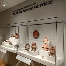 古代アメリカの展示室