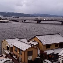 客室からの眺め(宍道湖方面)