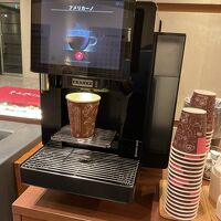 ロビーに設置されているフリーコーヒー