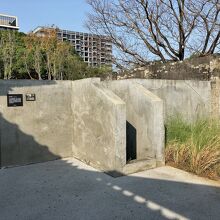 日本統治時代の防空壕も残されていました