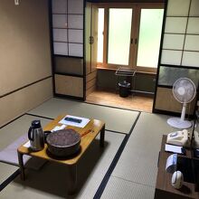 宿泊した部屋