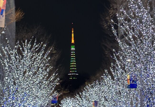 イルミネーションが奇麗