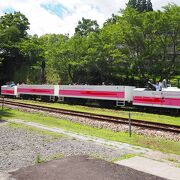 鉄橋の上で停まって眺める景色が最高