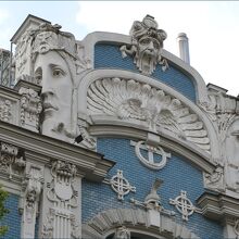 ユーゲントシュティール建築（エリザベテス通り）