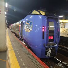 札幌に到着した特急オホーツク