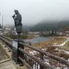 小国川の渓谷