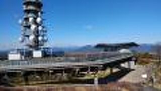 富士山をはじめ３６０度の眺望が楽しめる展望台