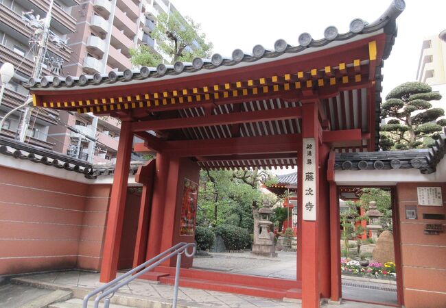 境内はそれほど広くないですが、朱塗りの山門が立派で、非常に格式の高いお寺だと見て取れました。