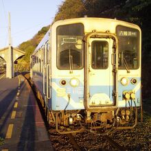 ３番線下り１７：０4発 普通列車八幡浜行