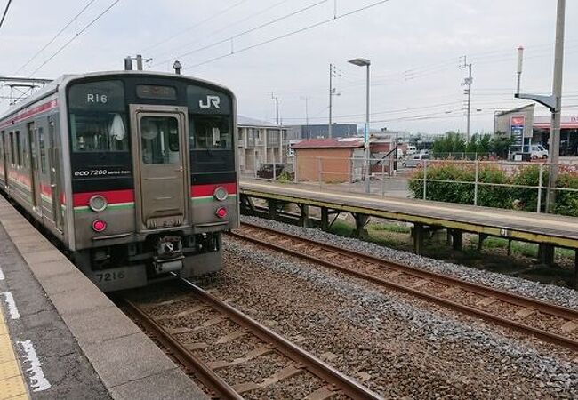 普通列車は少ない！特急ばかり。