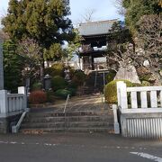 坂道をのぼると山門があらわれる