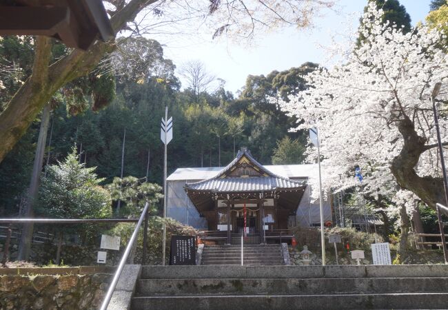 かつては勧修寺の鎮守社だったとか