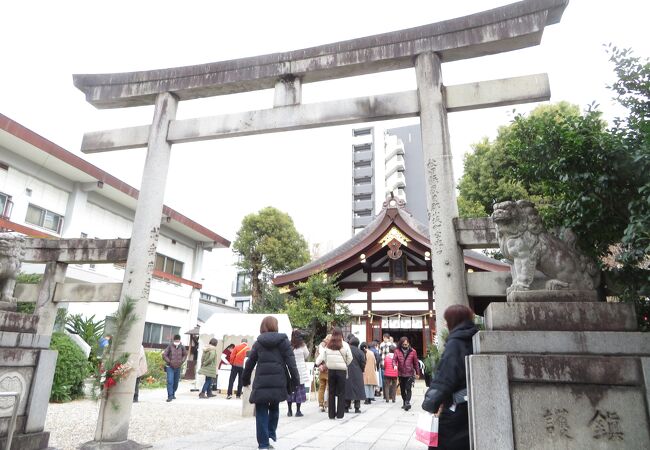 矢場があった神社