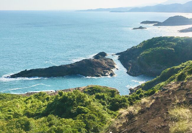 美しい海岸の展望です