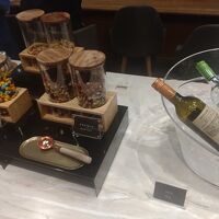 セルフのフリードリンクコーナー