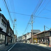 重要伝統的建造物群保存地区に指定された趣きある通り