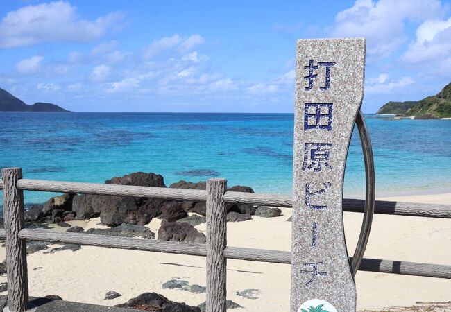 青い海の透明度はピカイチでした