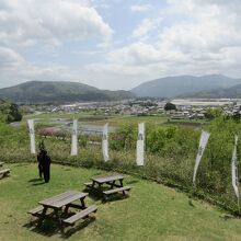 石田三成陣跡からの眺望