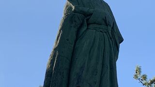 龍馬は海を見ている