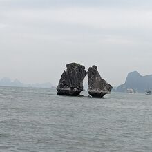 この岩が人気