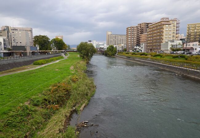 盛岡市の中心部を流れています