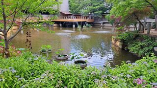 震災から復興した神社