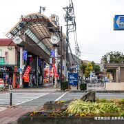 長野県下では珍しいアーケード商店街