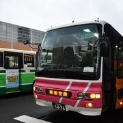 秋田空港行きのバスは秋田駅発着のみ