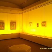 本館展示室内の様子