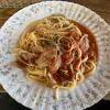 トマトベースのボンゴレスパゲッティ