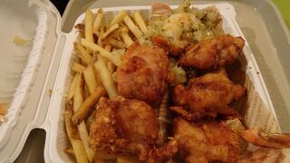 お手軽にガーリックシュリンプを楽しめます。