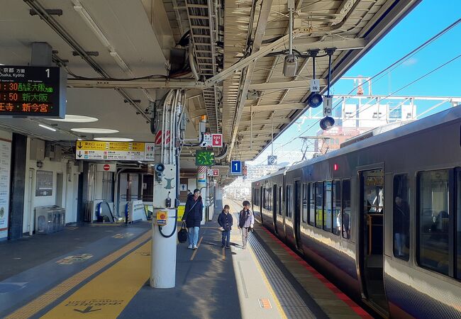 和歌山から天王寺まで「紀州路快速」に乗りました。