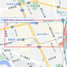 駅からの距離感