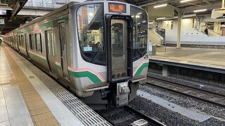 仙台から山形へのJR線