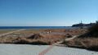 海沿いにある素敵な公園で君ヶ浜駅から歩いて5分