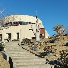 愛宕山の頂上にあります